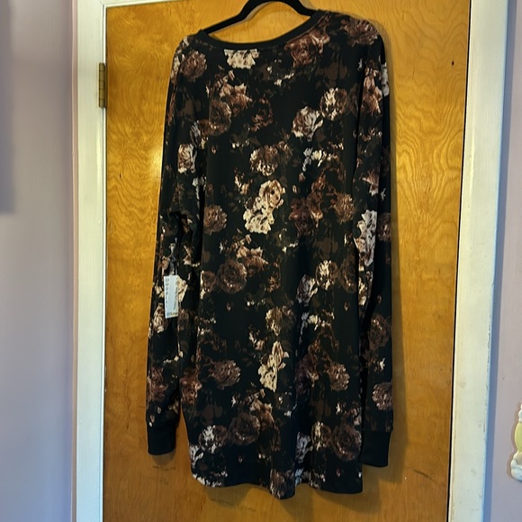 LuLaRoe 3xl Hudson roses - Picture 2 of 4